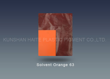 Orange 63 CASs NR. 16294-75-0- lösliche Leuchtstoff roter Farbstoff der GG-Hitzebeständigkeits-314°C für PS