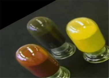Lösliches Orangen-Pulver des Gelb-98 mit großer Fluoreszenz und Schatten im Plastik