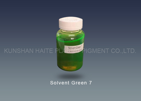 Fluoreszierendes gelbgrünes Farbstoff CAS 6358-69-6 Lösungsmittel Grün 7 Farbstoff für Markerfarben